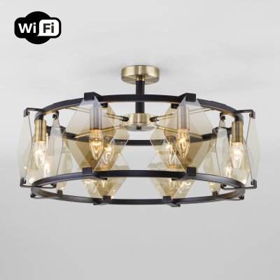 

Потолочная люстра с управлением по Wi-Fi Eurosvet Aragon 60126/8 черный Smart (60116/8), 60126/8 черный Smart (60116/8)