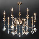 Подвесная люстра Умный Дом 10120/8 золото Eurosvet Telao