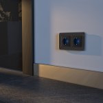 Розетка с подсветкой (черный) Werkel W1171408