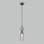 Подвесной светильник со стеклянным плафоном Eurosvet Glossy 50211/1 дымчатый