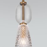 Подвесной светильник со стеклянным плафоном Eurosvet Glossy 50211/1 прозрачный