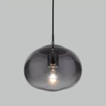 Подвесной светильник со стеклянным плафоном Eurosvet Rock 50212/1 дымчатый