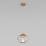 Подвесной светильник со стеклянным плафоном Eurosvet Rock 50212/1 янтарный