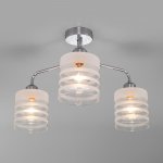 Потолочная люстра со стеклянными плафонами Eurosvet 30176/3 хром