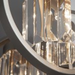 Потолочная люстра Умный дом 10128/8 сатин-никель Eurosvet Loraine