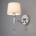 Настенное бра с абажуром 10127/1 хром Eurosvet Madera