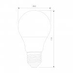 Светодиодная лампа А60 17W 3300K E27 Elektrostandard (BLE2749)