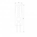 Светодиодная лампа JCD 3W 220V 6500К G4 BLG413 Elektrostandard