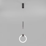 Подвесной светодиодный светильник 90165/1 черный жемчуг Eurosvet Rim