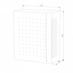 Звонок электромеханический 1M IP44 DBQ26M WM черный Elektrostandard