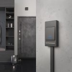 Звонок электромеханический 1M IP44 DBQ26M WM черный Elektrostandard