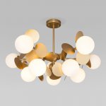 Потолочная люстра Умный дом 70134/10 перламутровое золото Eurosvet Matisse
