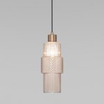 Подвесной светильник с плафоном 50209/1 бронза Eurosvet Soho