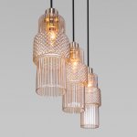 Подвесной светильник с плафонами 50209/3 бронза Eurosvet Soho