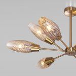 Потолочная люстра с плафонами 60140/9 золото Eurosvet Thalia