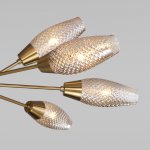 Потолочная люстра с плафонами 60140/12 золото Eurosvet Thalia