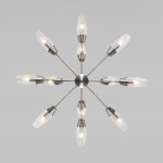 Потолочная люстра с плафонами 60140/12 сатин-никель Eurosvet Thalia