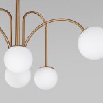 Потолочная люстра с плафонами 30177/6 латунь Eurosvet Alix