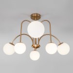 Потолочная люстра с плафонами 30177/6 латунь Eurosvet Alix
