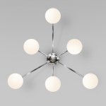 Потолочная люстра с плафонами 30177/6 хром Eurosvet Alix