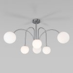 Потолочная люстра с плафонами 30177/6 хром Eurosvet Alix