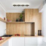 Потолочный светильник 20123/4 LED белый / черный Eurosvet Slam