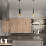 Подвесной светильник Eurosvet DLN108 GU10 черный/золото Tony