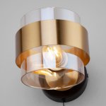 Настенный светильник в стиле лофт 70127/1 черный Eurosvet Arcada