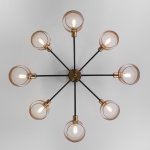 Потолочная люстра в стиле лофт 70127/8 черный Eurosvet Arcada