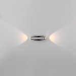 Настенный светодиодный светильник Steel LED 40109/LED чёрный/сталь Elektrostandard