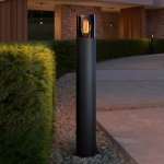 Ландшафтный светильник Roil IP54 чёрный/дымчатый плафон 35125/F Elektrostandard