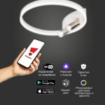 Светодиодная люстра Умный дом 90247/3 белый / хром Eurosvet Luminari