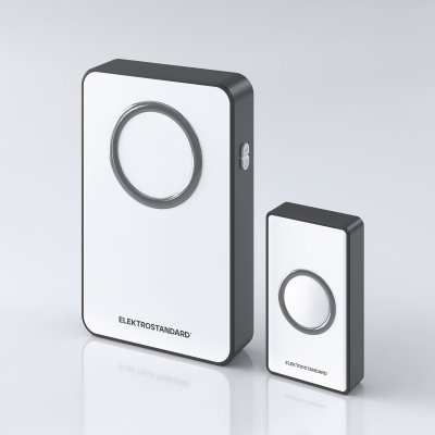 

Звонок беспроводной 38M IP20 DBQ27M WL Белый/Чёрный Elektrostandard, DBQ27M WL 38M IP20 Белый/Чёрный