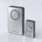 Звонок беспроводной 38M IP20 DBQ27M WL Серебро/Чёрный Elektrostandard