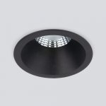 Встраиваемый точечный светильник 15266/LED черный 7W 4200K Elektrostandard
