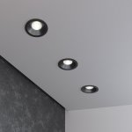 Встраиваемый точечный светильник 15266/LED черный 7W 4200K Elektrostandard