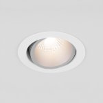 Встраиваемый точечный светильник 15267/LED 7W 4200K белый/серебро Elektrostandard