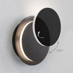 Настенный светодиодный светильник 40135/1 черный Elektrostandard