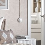 Переключатель одноклавишный Vintage (белый матовый/хром) Werkel W5812050