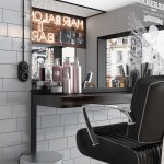 Переключатель одноклавишный Vintage (черный матовый/хром) Werkel W5812051