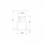 Встраиваемый светодиодный светильник 15269/LED 3W 4200K белый/серебро Elektrostandard