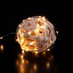 Гирлянда нить "Роса" теплый белый 5м IP20 400-007 Eurosvet