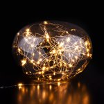 Гирлянда нить "Роса" теплый белый 10м IP20 400-008 Eurosvet