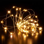 Гирлянда нить "Роса" теплый белый 10м IP20 400-008 Eurosvet