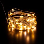 Гирлянда нить "Роса" теплый белый 10м IP20 400-008 Eurosvet