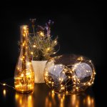 Гирлянда нить "Роса" теплый белый 10м IP20 400-008 Eurosvet