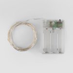 Гирлянда нить "Роса" белый на батарейках 3м IP20 400-006 Eurosvet