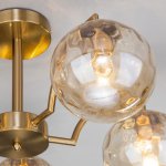 Потолочная люстра с плафонами 30178/5 латунь Eurosvet Eden