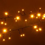 Гирлянда нить "Мишура" теплый белый 5м IP20 400-004 Eurosvet