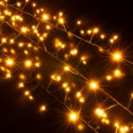 Гирлянда нить "Мишура" теплый белый 5м IP20 400-004 Eurosvet